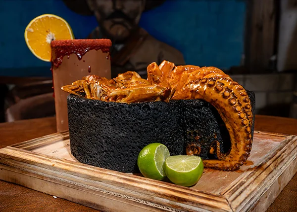 Molcajete Corazón Mar - Corazón Tequilero