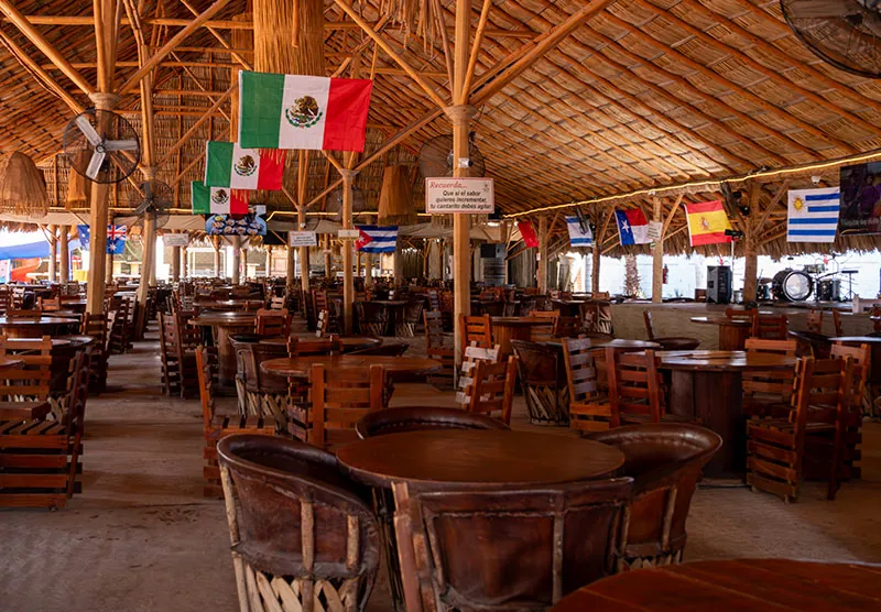 Vista de las instalaciones y su capacidad para eventos